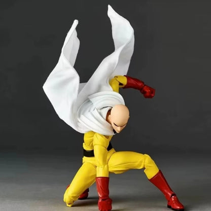 Saitama Bald Cape One Punch Man Adjustable Popular Anime Figure PVC 6" [Boxed]