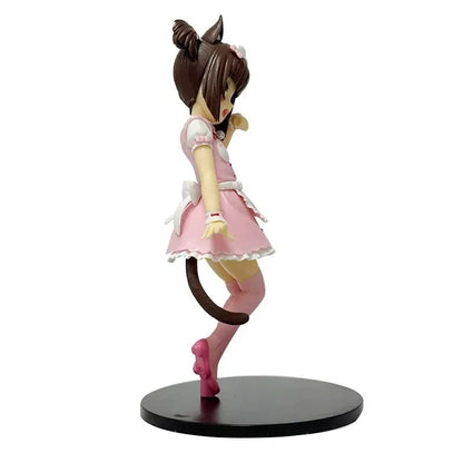 Chocola & Vanilla Maid Outfit Nekopara Anime Figure Model Statue PVC 7" [Boxed]