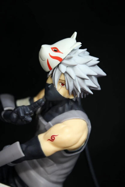 Kakashi Hatake ANBU Naruto Anime Collectible Action Figure PVC 6" [No Box]