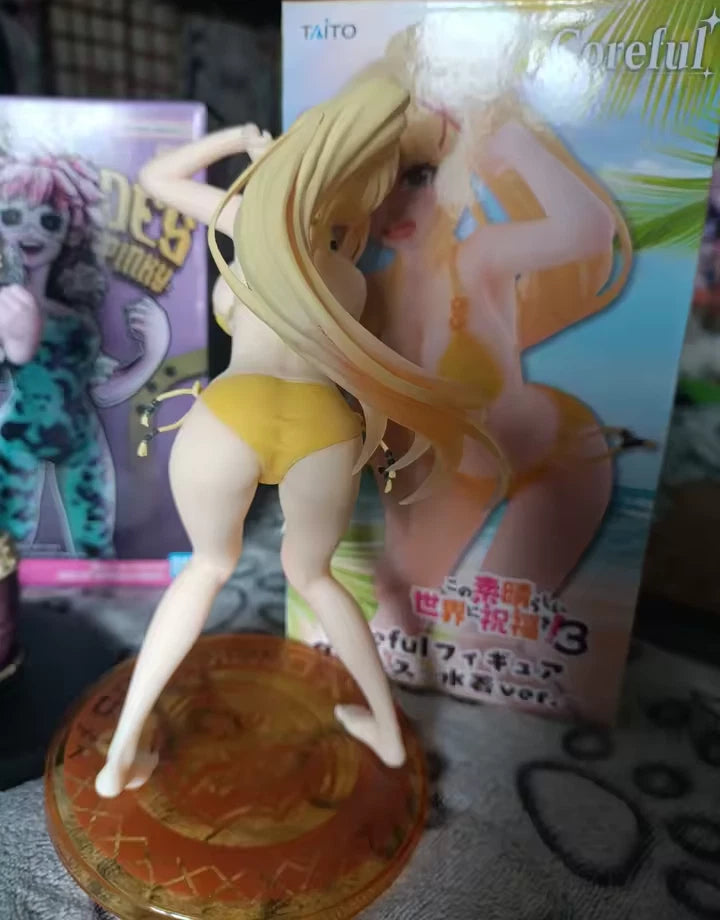 Darkness Lalatina Swimwear KonoSuba Anime Figure Model Statue PVC 7" [Original]