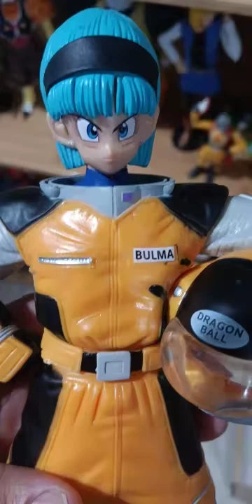 Bulma Space Suit Dragon Ball Z Anime Figure Model Statue PVC 8" [No Box]