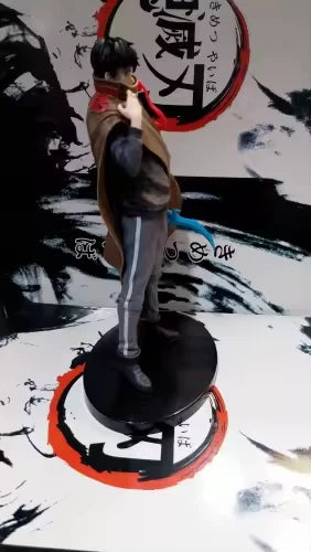 Sung Jin-woo Casual Cloak Solo Leveling Anime Figure Model Statue PVC 7" [Boxed]
