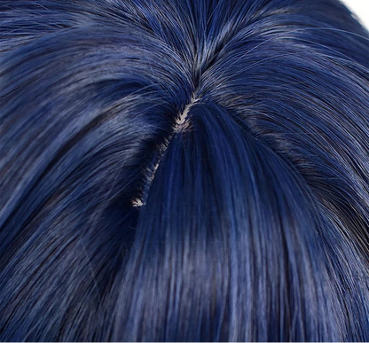 Inosuke Hashibira Demon Salyer Cosplay Wig 27.5" Gradient Hair Heat Resistant - Synthetic