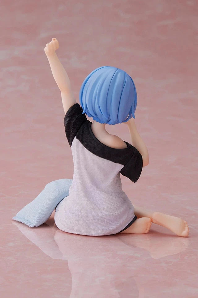 Rem Slumber Re: Zero Anime Kawaii Desktop Petite Figure PVC 3.9" [No Box]