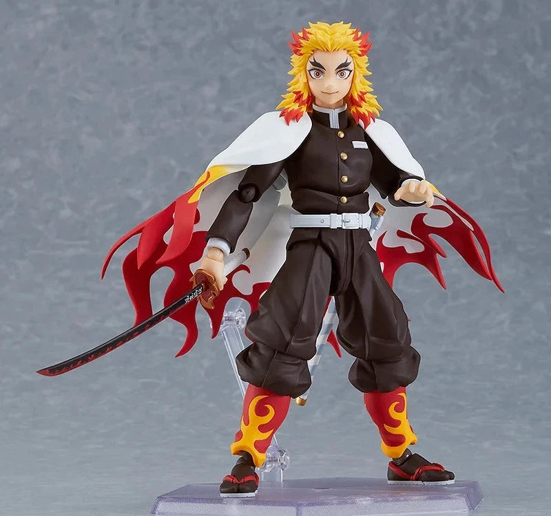 Kyojuro Flame Breathing Demon Slayer Anime Adjustable Figure PVC 5.5" [Boxed]