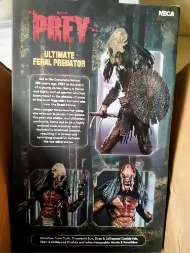 Feral Predator Prey Movie Collectible Adjustable Action Figure PVC 9" [Boxed]