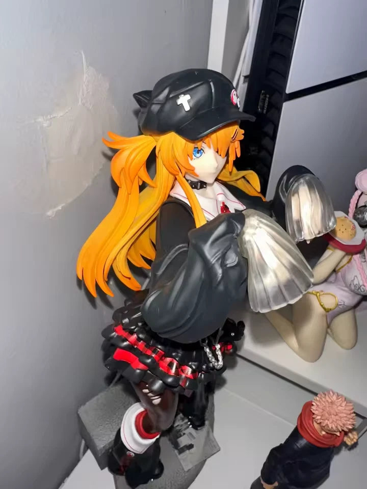 Asuka Sohryu Street Punk Neon Genesis Evangelion Anime Figure PVC 11" [Boxed]