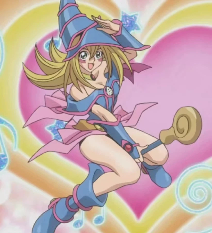 Dark Magician Girl Yu-Gi-Oh Collectible Kawaii Classic Anime Figure PVC 8.2" [No Box]