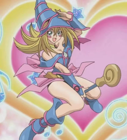 Dark Magician Girl Yu-Gi-Oh Collectible Kawaii Classic Anime Figure PVC 8.2" [No Box]
