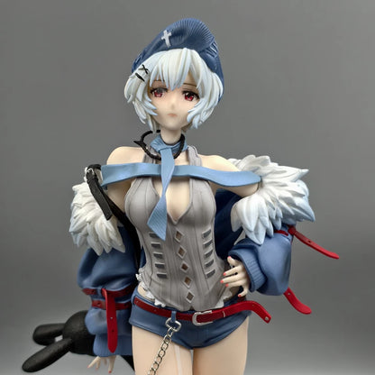Rei Ayanami Punk Rockstar Neon Genesis Evangelion Anime Figure PVC 12" [Boxed]