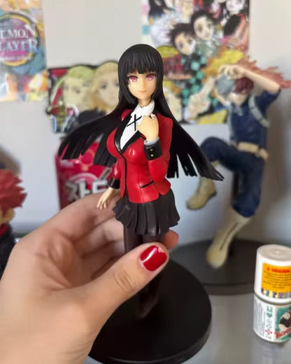 Yumeko Compulsive Gambler Kakegurui Kawaii Anime Figure PVC 8" [No Box]