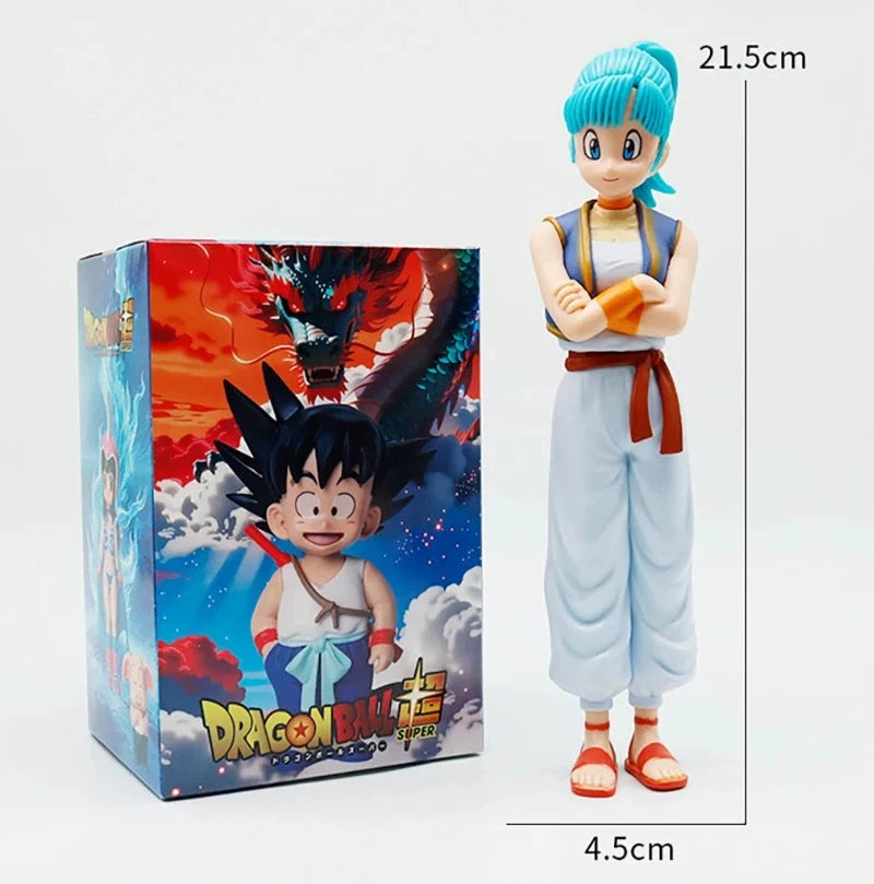 Goku, Chi-Chi, Bulma Dragon Ball Collectible Anime Figure PVC 3 - 8" [Boxed]