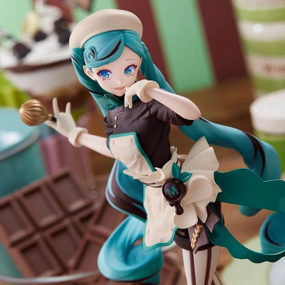 Hatsune Miku Pastry Chef Project DIVA rhythm Vocaloid Figure PVC 7.2" [Boxed]