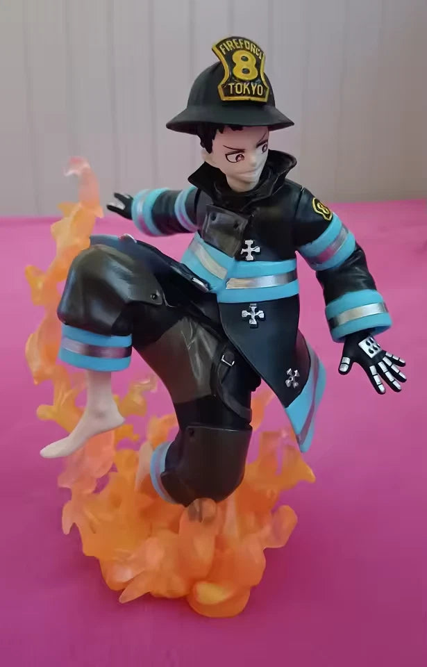Shinra Kusakabe Fire Force Anime Collectible Action Figure PVC 5" [No Box]