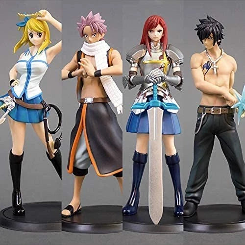 Fairy Tail — Natsu & Gray / Lucy & Erza 1/10 Scale Figure Set | Choose Character Set