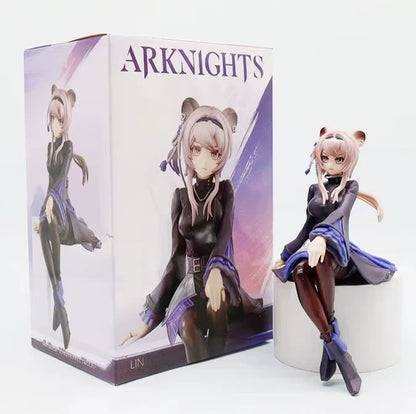 Lin the Violet Arknights RPG Desktop Anime Figure Model Statue PVC 5" [Boxed]