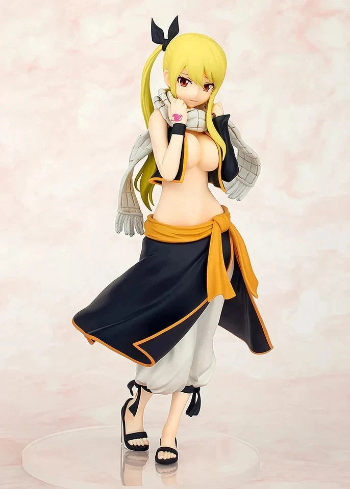 Lucy Heartfilia Natsu's Costume Fairy Tail Exclusive Anime Figure PVC 6.2" [Boxed] *Adult Collectible*