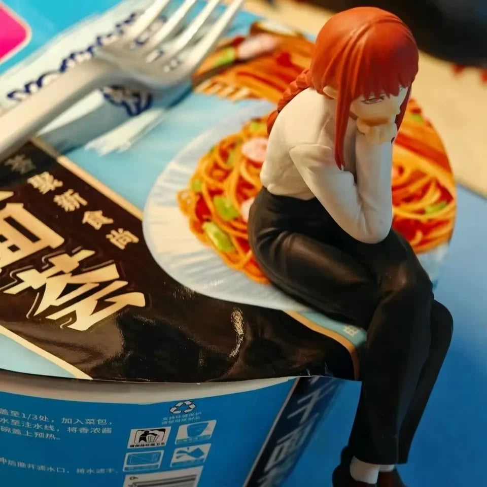 Makima Noodle Stopper Chainsaw Man Anime Desktop Figure PVC 5.5" [No Box]