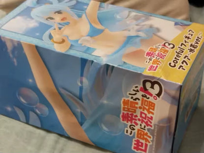 Aqua Swimsuit KonoSuba Popular Kawaii Anime Figure Model Statue PVC 7.5" [Boxed]