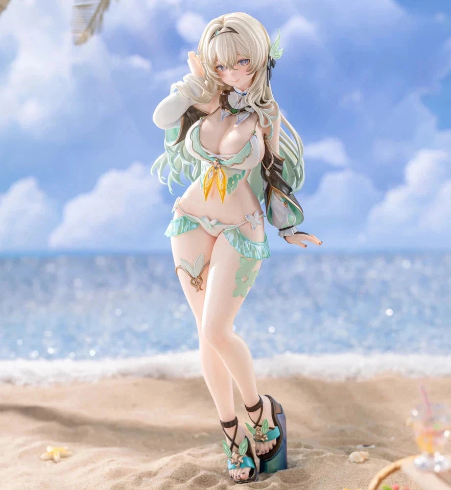 Firefly Swimsuit Honkai: Star Rail Cute Anime Figure Model Statue PVC 8" [Boxed]