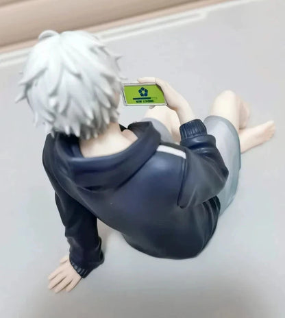 Nagi Seishiro Hoodie Blue Lock Desktop Anime Figure Model Statue PVC 3" [Boxed]