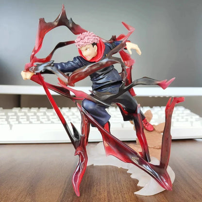 Yuji Itadori Piercing Blood Jujutsu Kaisen Anime Figure Model Statue PVC 7" [Boxed]