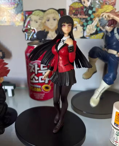 Yumeko Compulsive Gambler Kakegurui Kawaii Anime Figure PVC 8" [No Box]