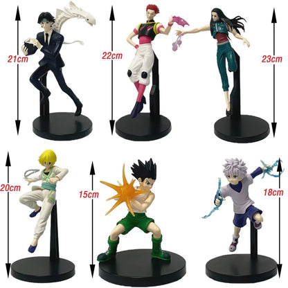 Hisoka, Chrollo, Gon, Killua, Illumi Hunter x Hunter Collectible Anime Figure Model PVC 6 - 9" [Boxed]