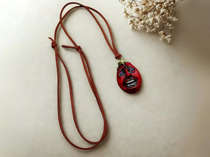 Behelit Egg of the King Berserk Anime Cosplay Necklace PVC/Resin 2 in