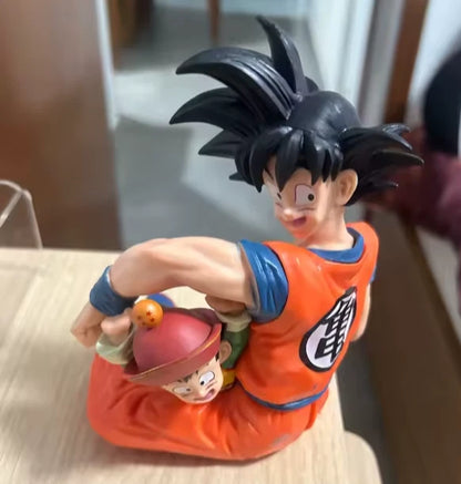 Goku & Kid Gohan Dragon Ball Z Collectible Anime Figure Model PVC 4" [No Box]