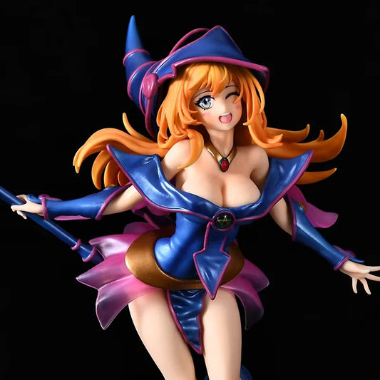 Dark Magician Girl Full Bust Yu-Gi-Oh! Kawaii Popular Anime Figure PVC 11" [Boxed] *Adult Collectible*