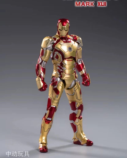 Iron Man Mark 42 Marvel Adjustable Rare Action Figure PVC 6" [Boxed]
