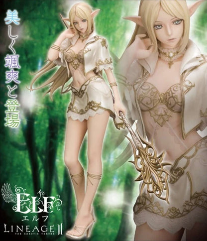 Elf Mage Lineage 2 RPG Collectible Fan-Favorite Figure PVC 9.4" [Boxed]