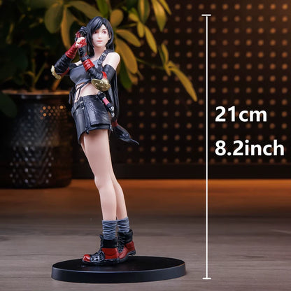 Tifa Lockhart Final Fantasy VII RPG Collectible Popular Figure PVC 7.5" [No Box]