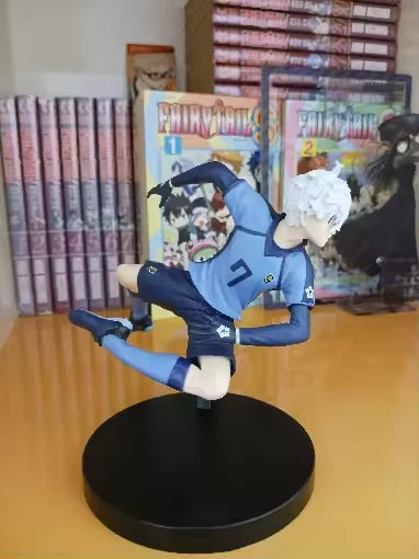 Seishiro Nagi Soccer Uniform Blue Lock Iconic Anime Figure Model PVC 5" [Boxed]