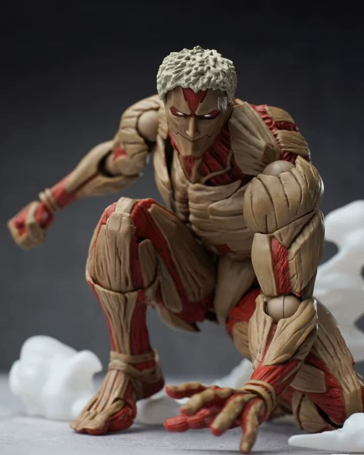 Reiner Braun Armored Titan Attack On Titan Anime Adjustable Action Figure PVC 5.2" [Boxed]