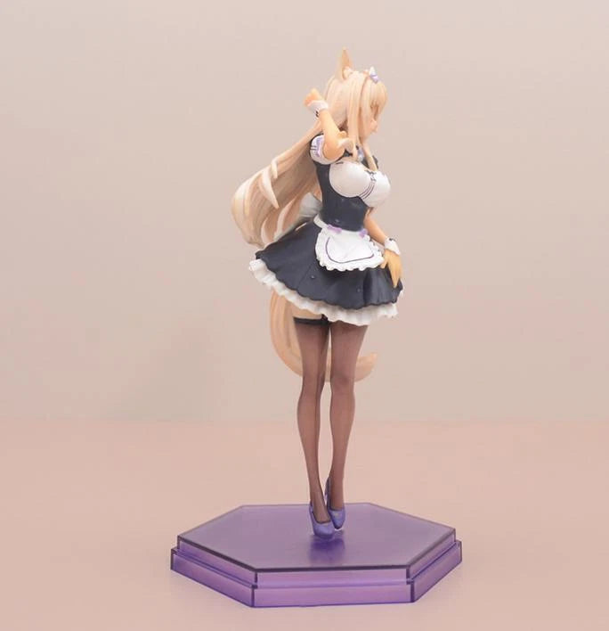 Coconut Elegant Maid Nekopara Anime Kawaii Nekomimi Figure PVC 8" [Boxed] *Adult Collectible*