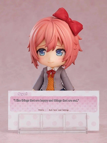 Sayori Doki Doki Literature Club! Adjustable Kawaii Anime Figure PVC 4" [Boxed]