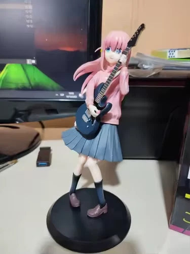 Hitori Gotoh Bocchi the Rock! Iconic Anime Figure Model Statue PVC 7" [Boxed]