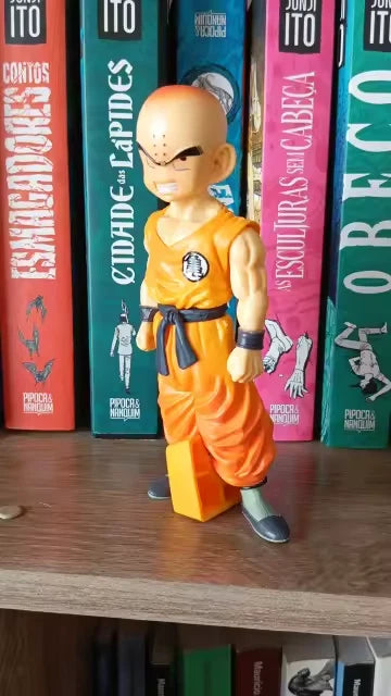 Krillin Angry Expression Dragon Ball Z Anime Collectible Figure PVC 6" [No Box]