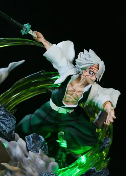 Sanemi Wind Breathing Demon Slayer Anime Figure 11.8" [Original : Battery Powered]