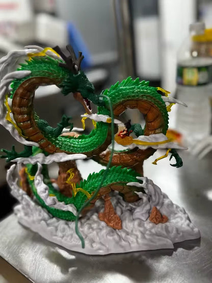 Kid Goku & Shenron Dragon Ball Z Collectible Display-Ready Figure PVC 8" [Boxed]