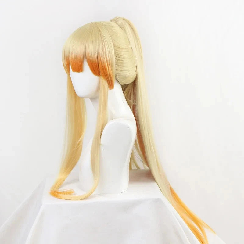 Zenitsu Agatsuma Long Hair Wig Demon Slayer Cosplay 37"  Heat Resistant - Synthetic
