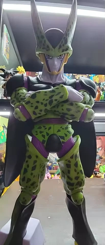 Cell Super Perfect Form Dragon Ball Z Anime Figure Model Statue PVC 12" [No Box]