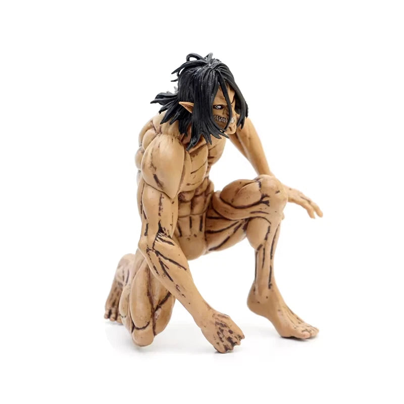 Eren Titan Form Attack on Titan AoT Anime Rare Action Figure PVC 5.9 in [Boxed]