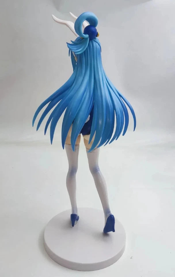 Aqua Bunny Girl KonoSuba Popular Kawaii Anime Figure Model Statue PVC 10" [Boxed]