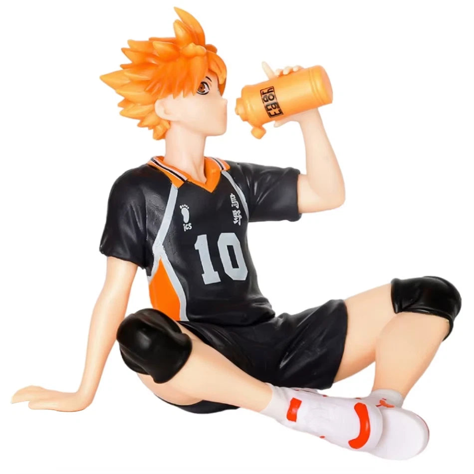 Shoyo Hinata Drinking Water Haikyu!! Classic Anime Figure Model PVC 4" [Boxed]