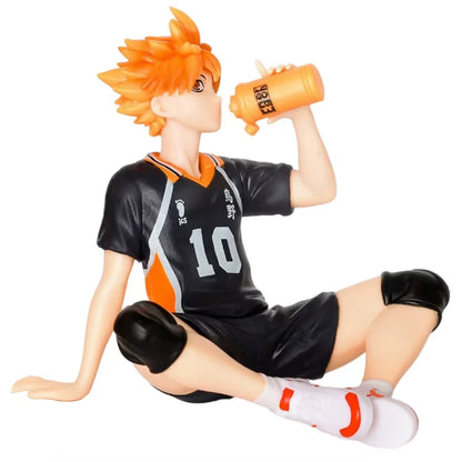 Shoyo Hinata Drinking Water Haikyu!! Classic Anime Figure Model PVC 4" [Boxed]