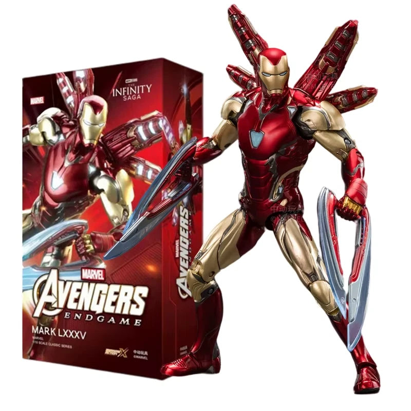 Iron Man Mark 85 Marvel Endgame Adjustable Iconic Action Figure PVC 6" [Boxed]