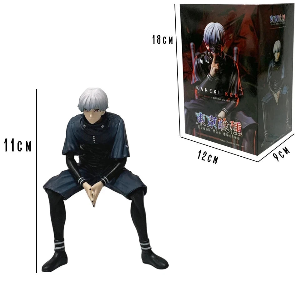 Ken Kaneki Eyepatch Tokyo Ghoul Anime Figure Model Statue PVC 4.5" - 7" [Boxed]
